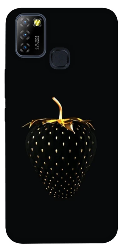 Чохол на Infinix Hot 10 Lite Чорна полуниця фото 1 з 1