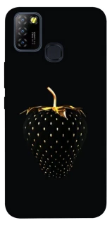 Чехол на Infinix Hot 10 Lite Черная клубника фото 1 из 1