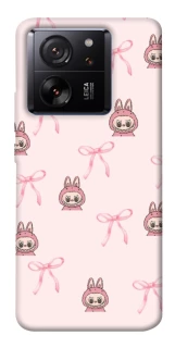 Чохол на Xiaomi 13T Pink bows and Labubus фото 1 з 1