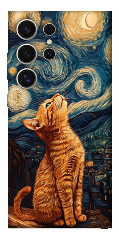 Чохол на Samsung Galaxy S25 Ultra van gogh cat фото 1 з 1
