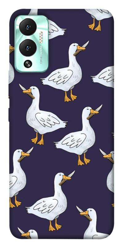 Чохол на Infinix Hot 12 Play Гуси з претензією фото 1 з 1