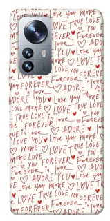 Чехол на Xiaomi 12 / 12X Love aesthetic ver.4 фото 1 из 1