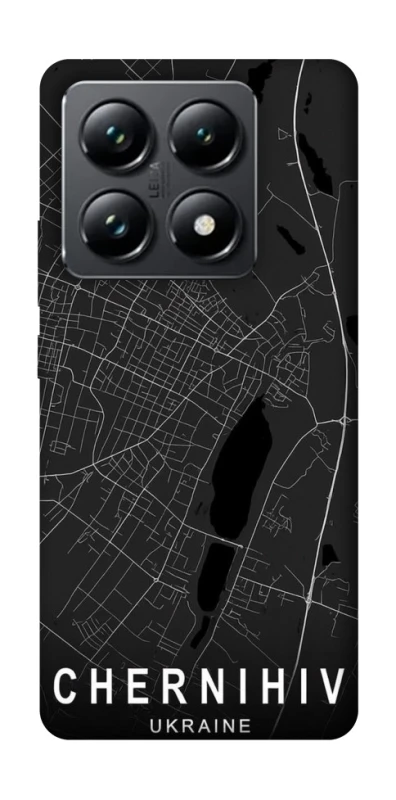 Чехол на Xiaomi 14T Pro Chernihiv map фото 1 из 1