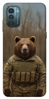 Чехол на Nokia G21 Медведь защитник фото 1 из 1
