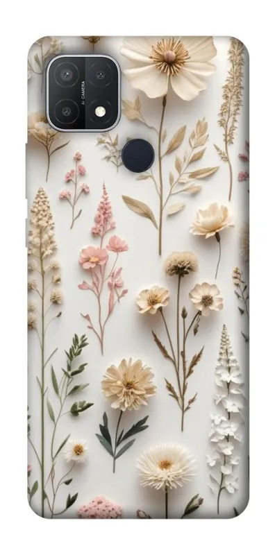Чехол на Oppo A15s / A15 Floral design ver.1 фото 1 из 1