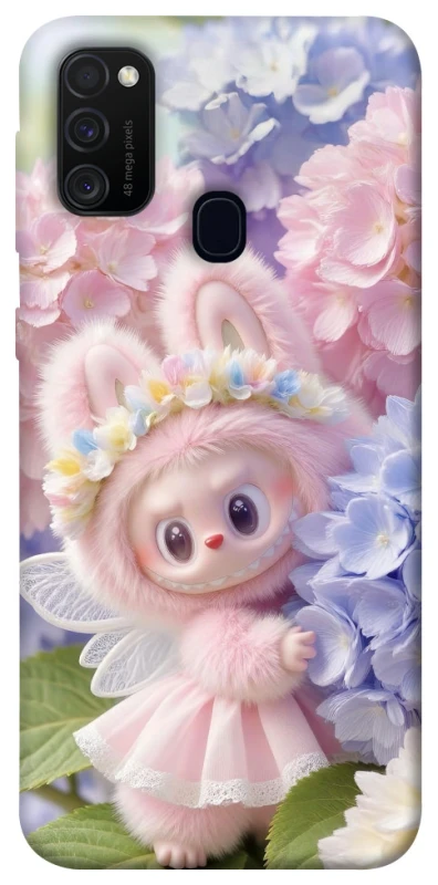 Чохол на Samsung Galaxy M21 Labubu & Flowers ver.1 фото 1 з 1