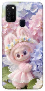 Чохол на Samsung Galaxy M21 Labubu & Flowers ver.1 фото 1 з 1
