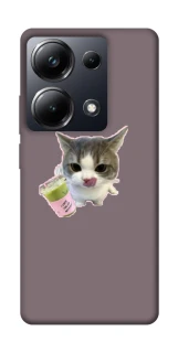 Чохол на Xiaomi Poco M6 Pro 4G cat matcha фото 1 з 1