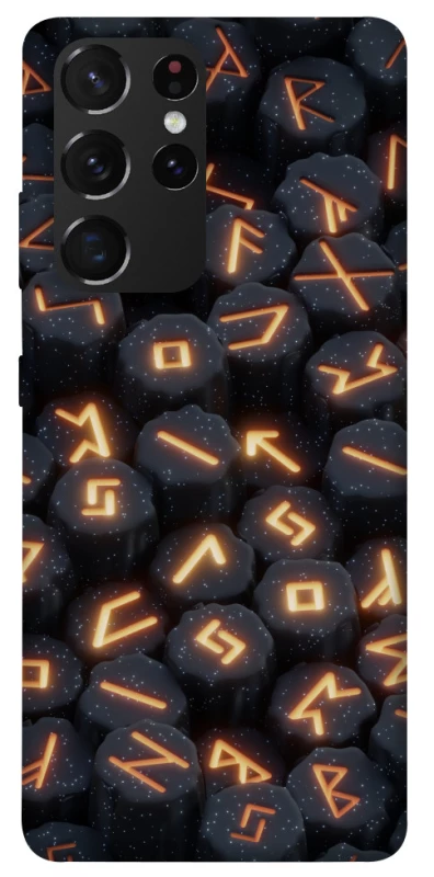 Чехол на Samsung Galaxy S21 Ultra Огненые руны фото 1 из 1