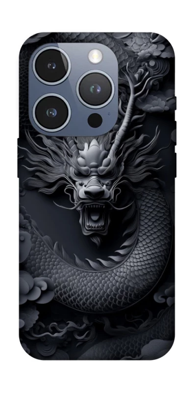 Чехол на Apple iPhone 16 Pro black dragon фото 1 из 1
