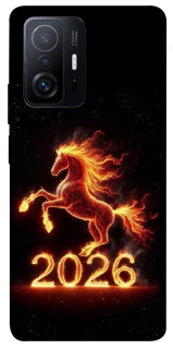 Чехол на Xiaomi 11T / 11T Pro Red Fire Horse ver.1 фото 1 из 1