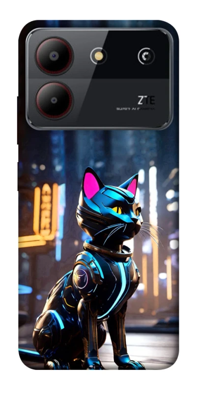 Чохол на ZTE Blade A54 4G Cyber cat фото 1 з 1