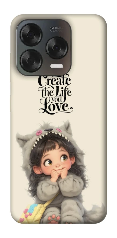 Чехол на ZTE Blade V70 Design Create the life you love фото 2 из 2