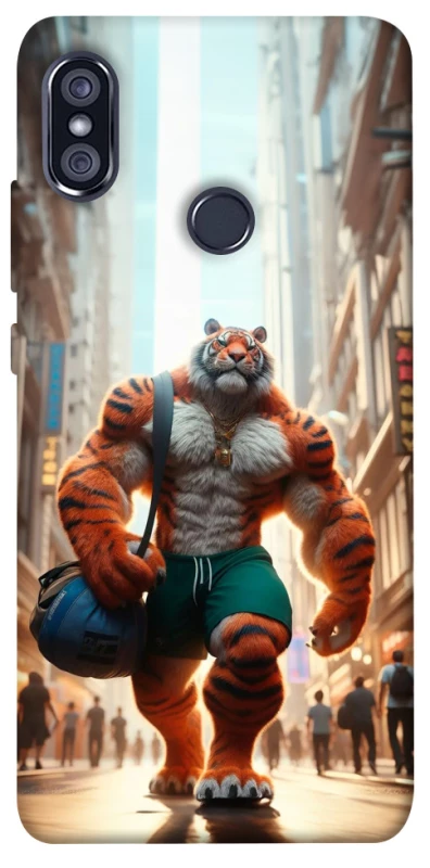 Чехол на Xiaomi Redmi Note 5 Pro / Note 5 (AI Dual Camera) Тигр фото 1 из 1
