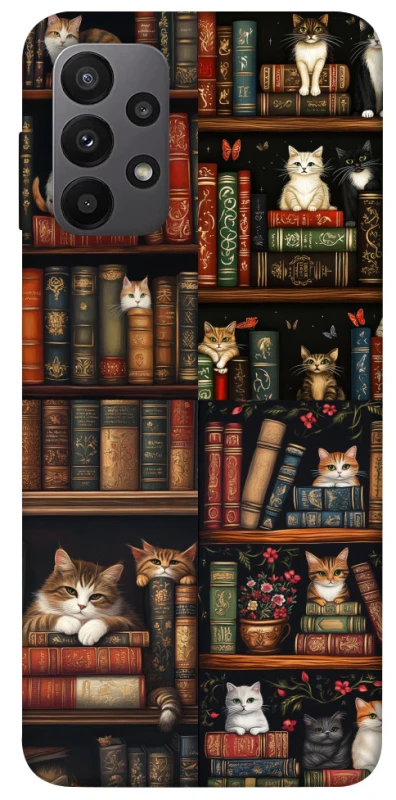 Чохол на Samsung Galaxy A23 4G Cats & Books фото 1 з 1