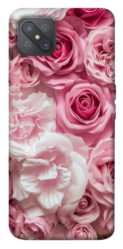 Чехол на Oppo A92s Розовые цветы фото 1 из 1