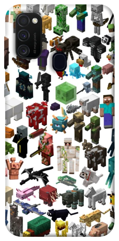 Чохол на Samsung Galaxy M21 Minecraft v4 фото 1 з 1