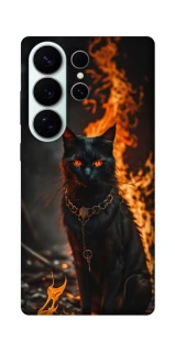 Чехол на Samsung Galaxy S26 Огненный кот фото 1 из 1