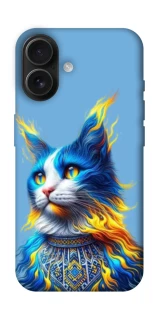 Чехол на Apple iPhone 16 Кот патриот фото 1 из 1