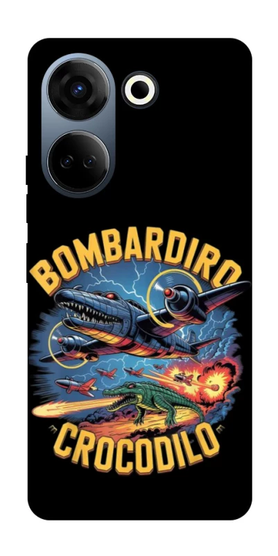 Чохол на TECNO Camon 20 Pro (CK7n) Bombardino Crocodilo v2 фото 1 з 1