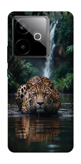 Чехол на Realme GT 7T Leopard in water фото 1 из 1