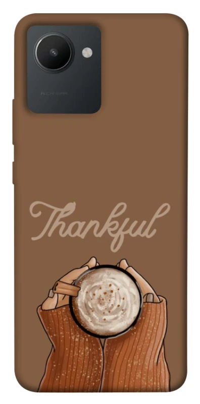 Чохол на Realme C30 Thankful coffee фото 1 з 1