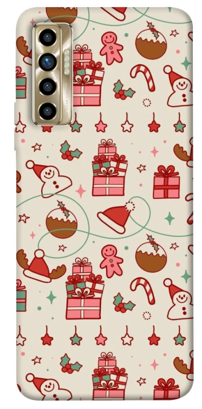 Чехол на TECNO Camon 17P Новогодний v14 фото 1 из 1