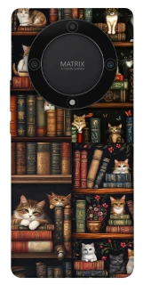 Чехол на Huawei Magic5 Lite Cats & Books фото 1 из 1