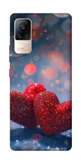 Чехол на Xiaomi Civi 6 Red hearts фото 1 из 1