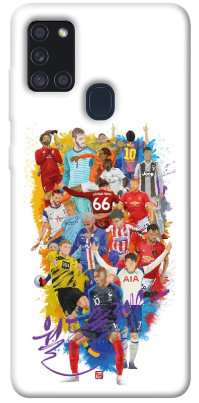 Чехол на Samsung Galaxy A21s Football Abstract v2 фото 1 из 1
