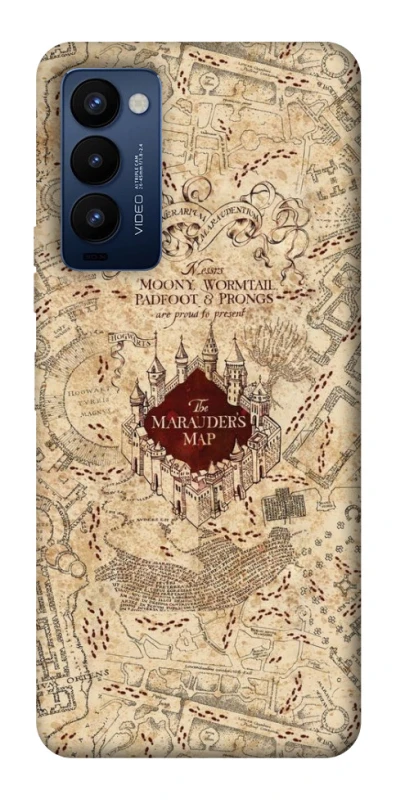 Чохол на TECNO Camon 18 Pro Harry Potter Marauder's Map фото 1 з 1