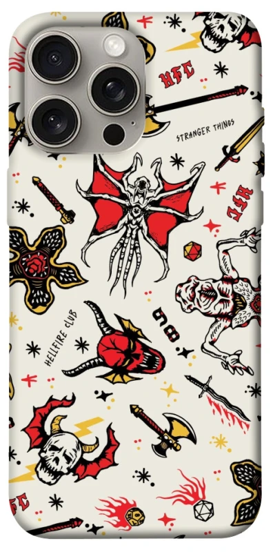 Чехол на Apple iPhone 15 Pro Max (6.7") Stranger Things ver.2 фото 1 из 1