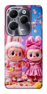 Чехол на Infinix Hot 40 Labubu twins ver.2 фото 1 из 1
