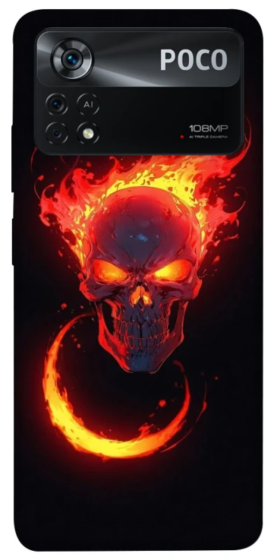 Чохол на Xiaomi Poco X4 Pro 5G Blood Skull фото 1 з 1