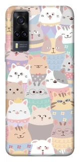 Чохол на Vivo Y31 Funny Kittens ver.2 фото 1 з 1