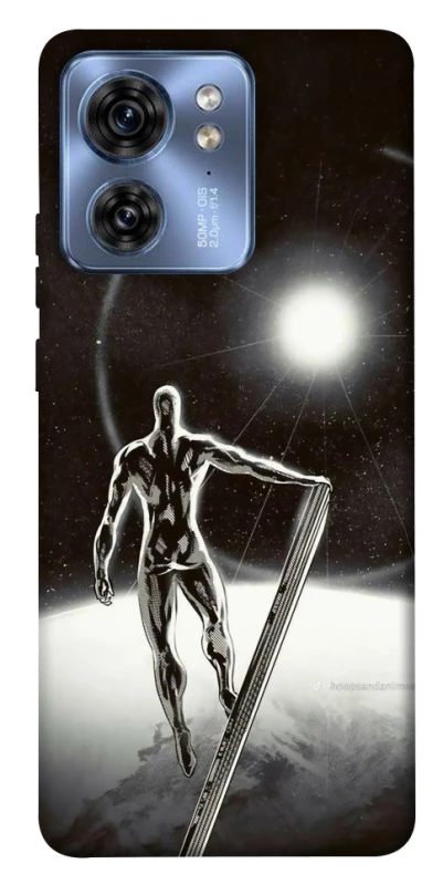 Чохол на Motorola Edge 40 Срібний серфер фото 1 з 1