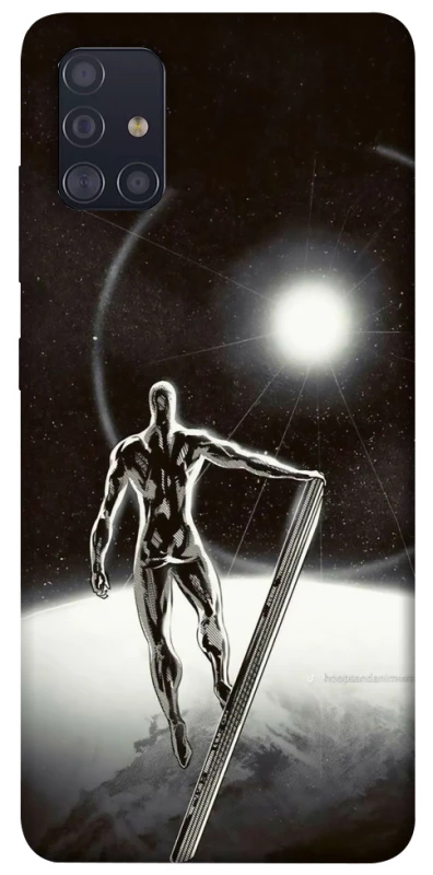 Чохол на Samsung Galaxy A51 Срібний серфер фото 1 з 1