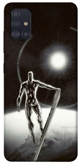 Чохол на Samsung Galaxy A51 Срібний серфер фото 1 з 1