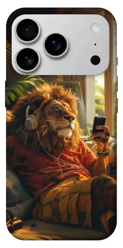 Чехол на Apple iPhone 18 Pro Max Лев v2 фото 1 из 1
