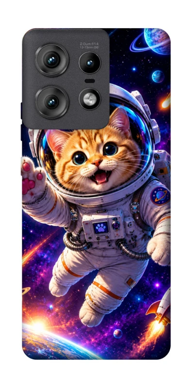 Чохол на Motorola Edge 50 Pro Space Cat фото 1 з 1