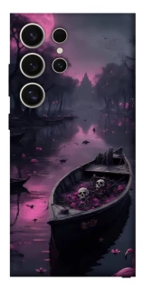 Чехол на Samsung Galaxy S25 Ultra Boat and flamingo фото 1 из 1