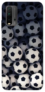 Чехол на Xiaomi Redmi 9T Футбольные мячи фото 1 из 1