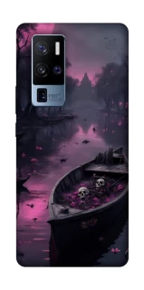 Чехол на Vivo X50 Pro+ Boat and flamingo фото 1 из 1