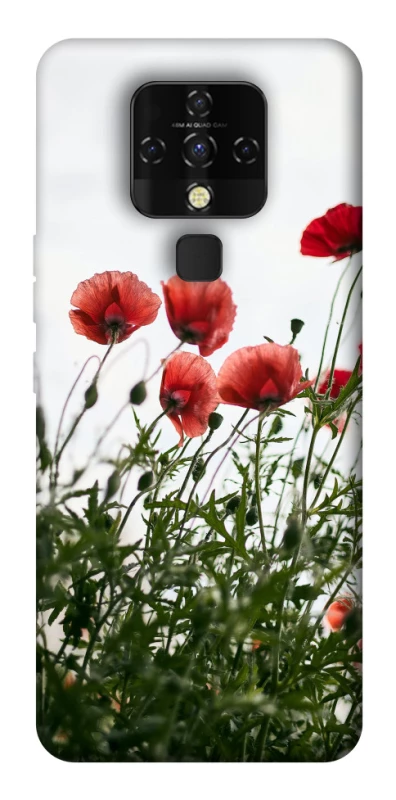Чохол на TECNO Camon 16 SE Поле маків фото 1 з 1