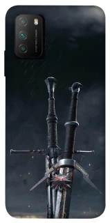 Чохол на Xiaomi Poco M3 Мечі Ведьмака фото 1 з 1