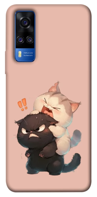 Чохол на Vivo Y51a Сat and cat фото 1 з 1