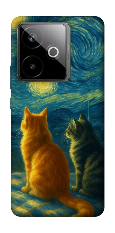 Чохол на Realme GT 7T Cats under the stars фото 1 з 1