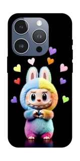 Чохол на Apple iPhone 16 Pro Labubu Love фото 1 з 1
