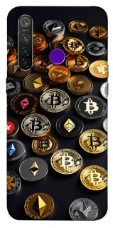 Чехол на Realme 5 Pro Many coins фото 1 из 1