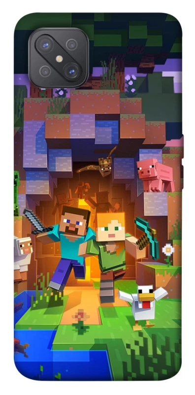Чохол на Oppo A92s Minecraft game фото 1 з 1